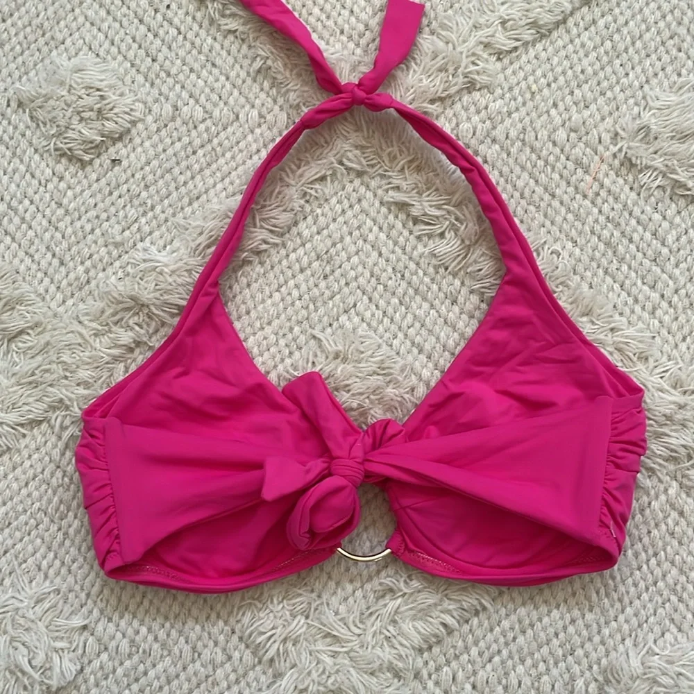 New Melissa Odabash Brussels Halter Swim Top